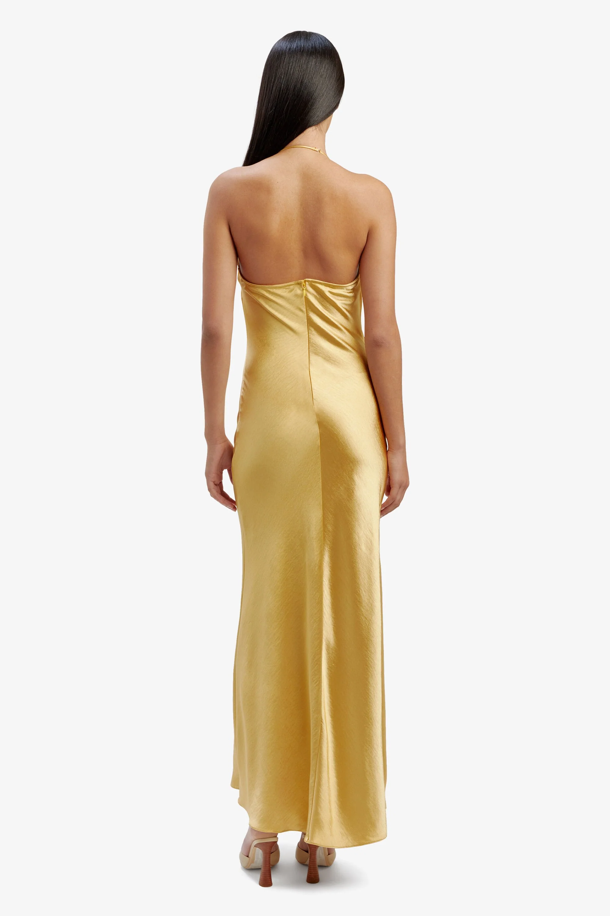 Carlen Maxi Dress - Gold - Image 2