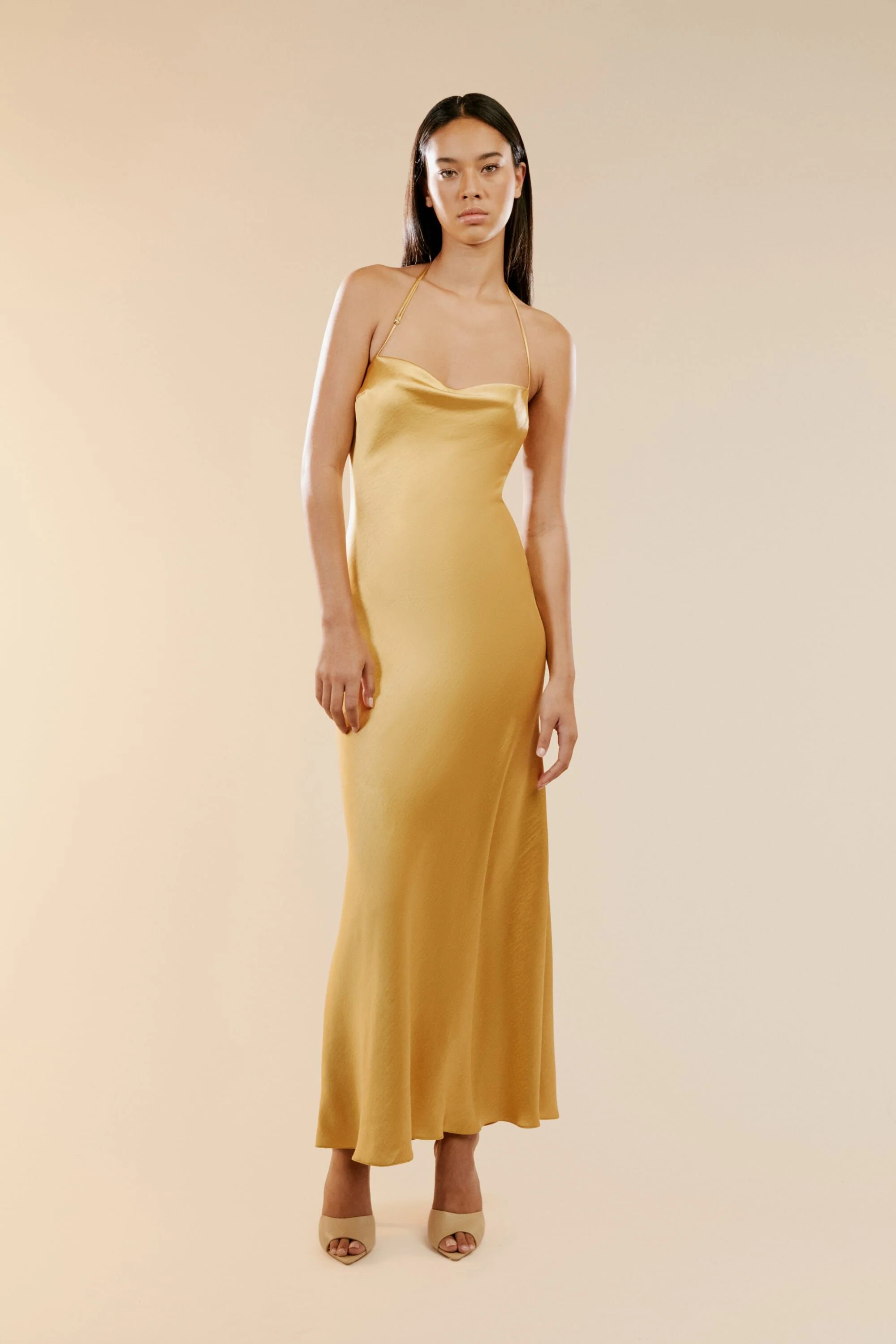 Carlen Maxi Dress - Gold - Image 3