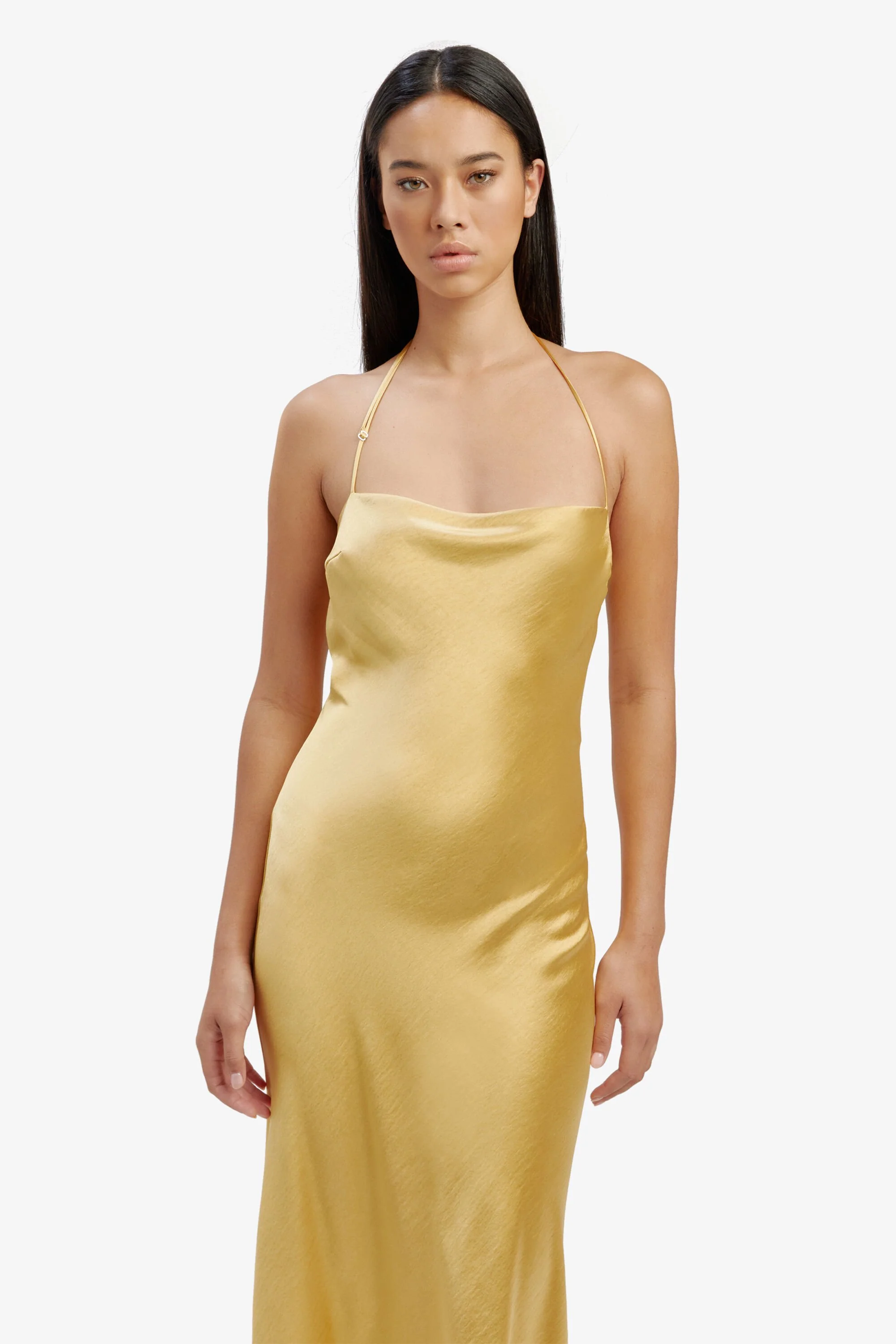Carlen Maxi Dress - Gold - Image 5