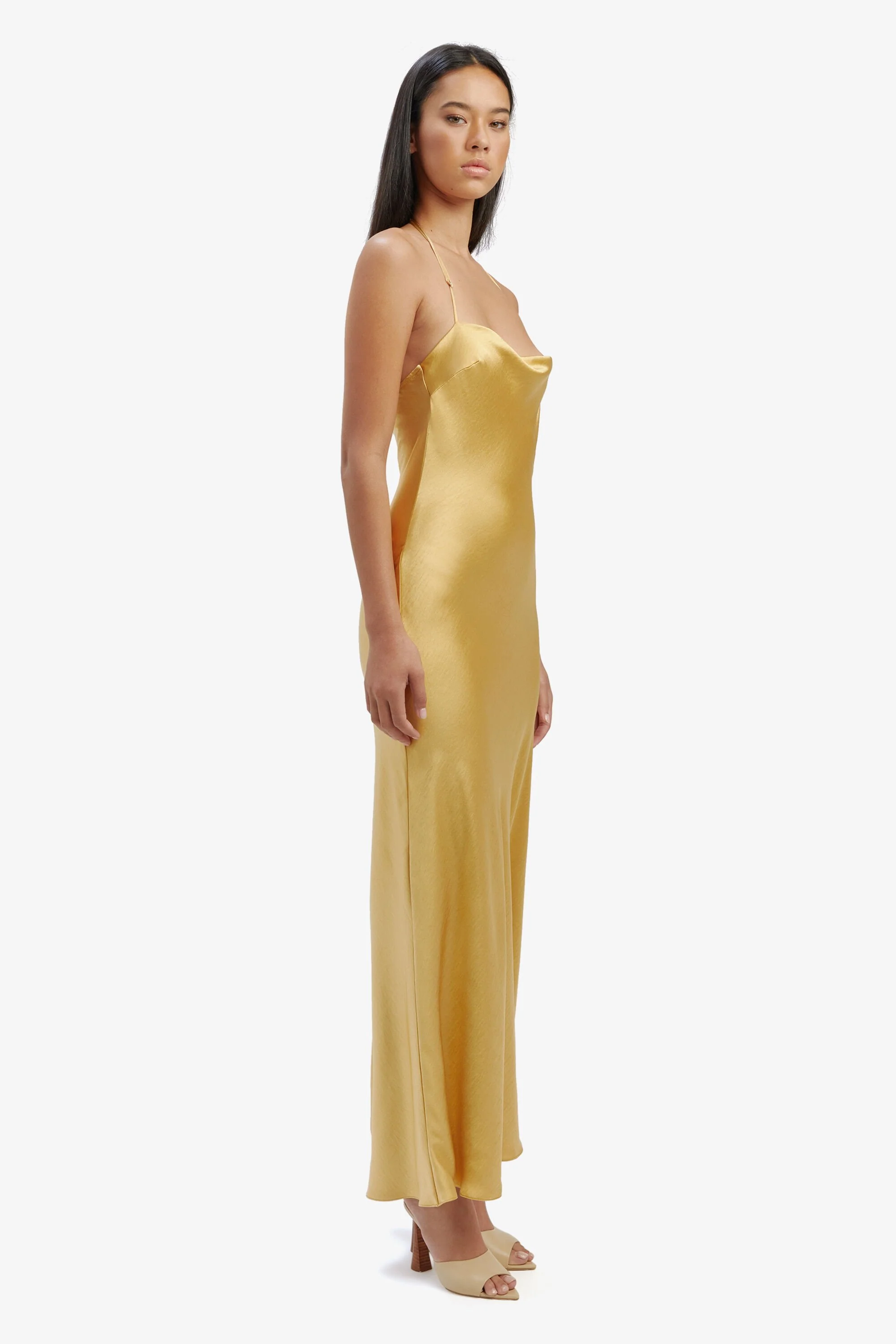 Carlen Maxi Dress - Gold - Image 6