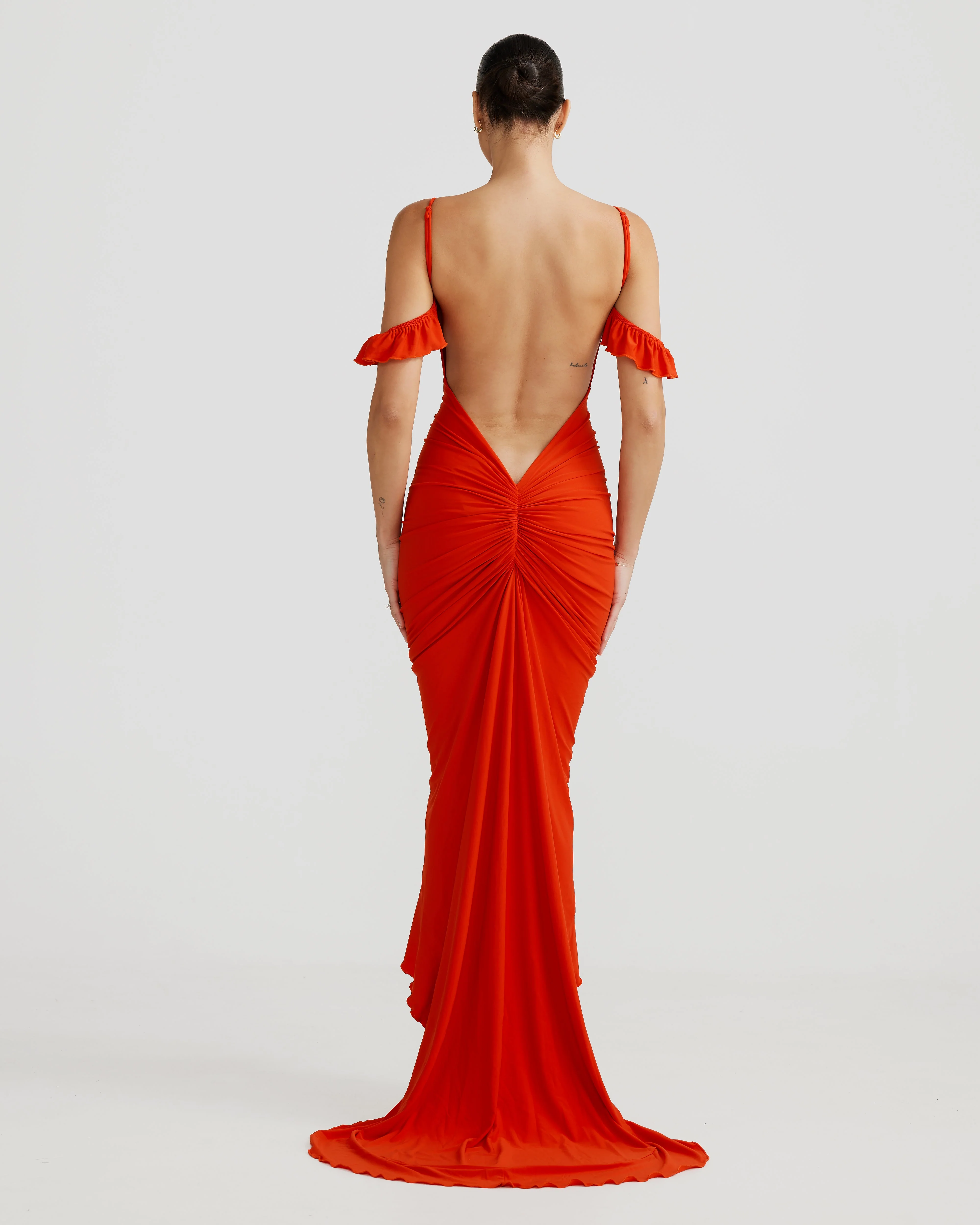 Carmella Dress - Burnt Orange - Image 3