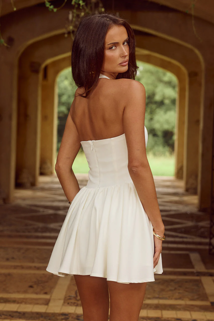 Carmen Mini Dress - White - Image 2