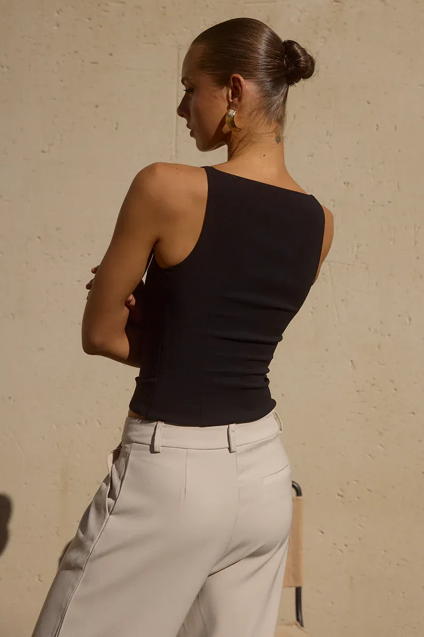 Carter Top - Black - Image 2
