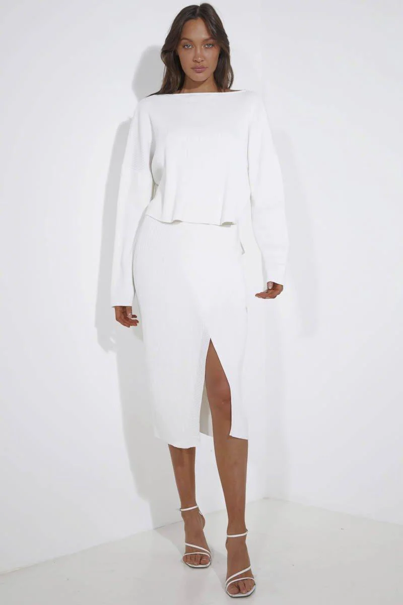Cece Knit Set - White - Image 6