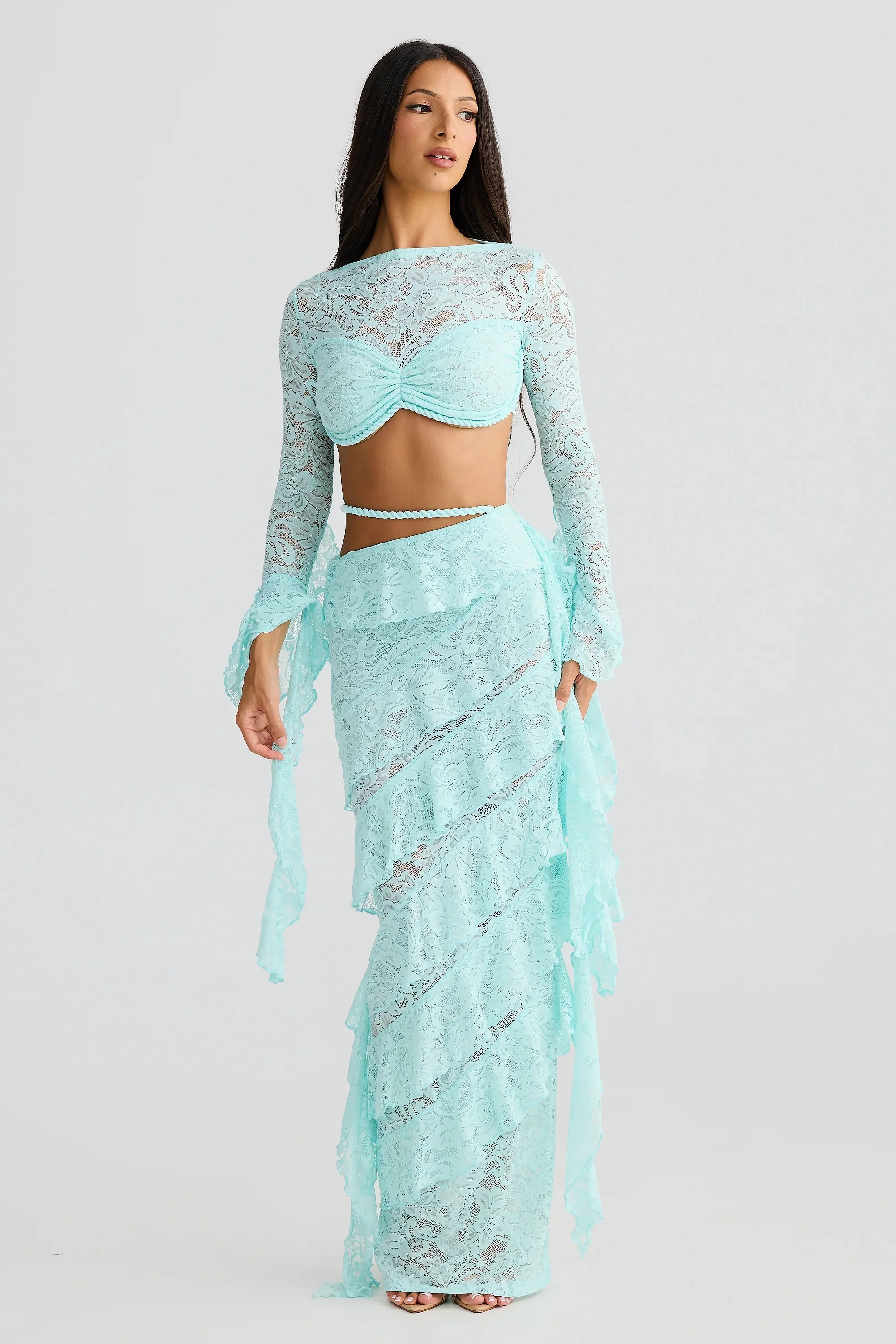 Cecilia Top - Aqua - Image 2