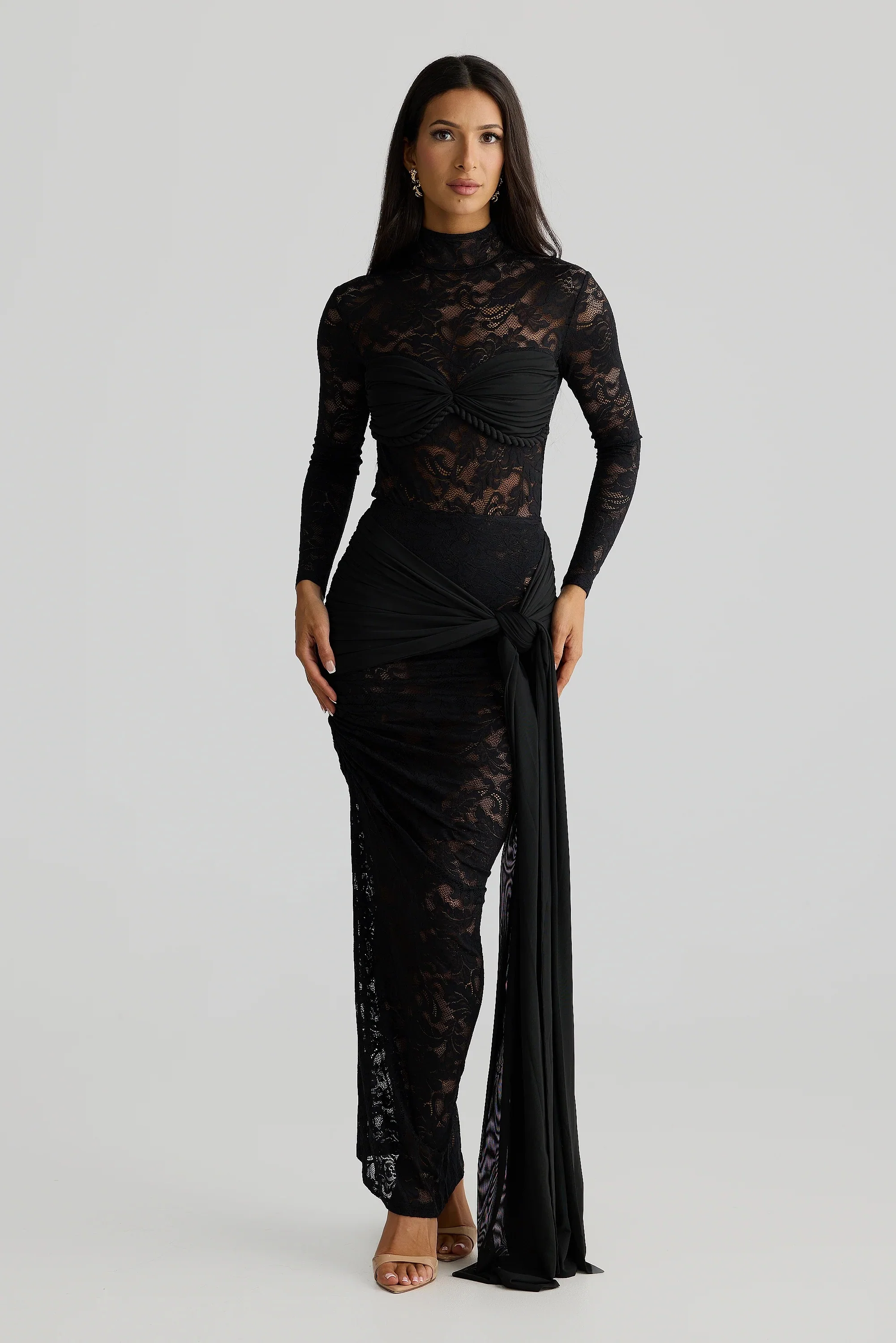 Celeste Skirt - Black Lace - Image 3