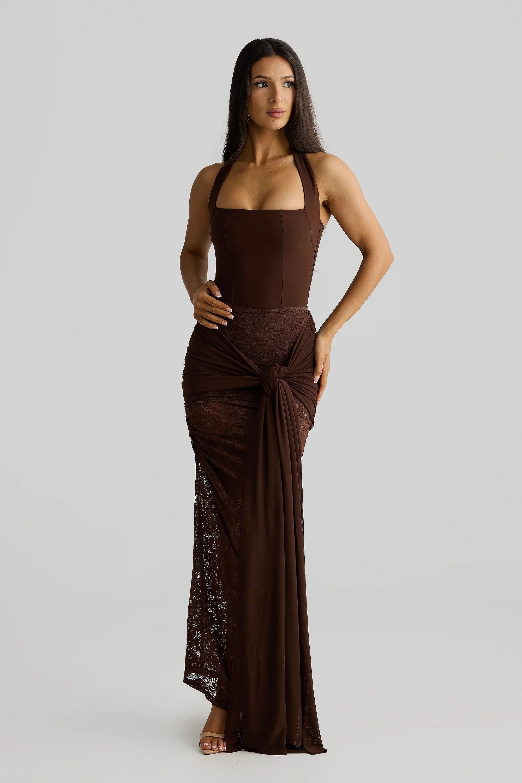 Celeste Skirt - Espresso Brown - Image 3