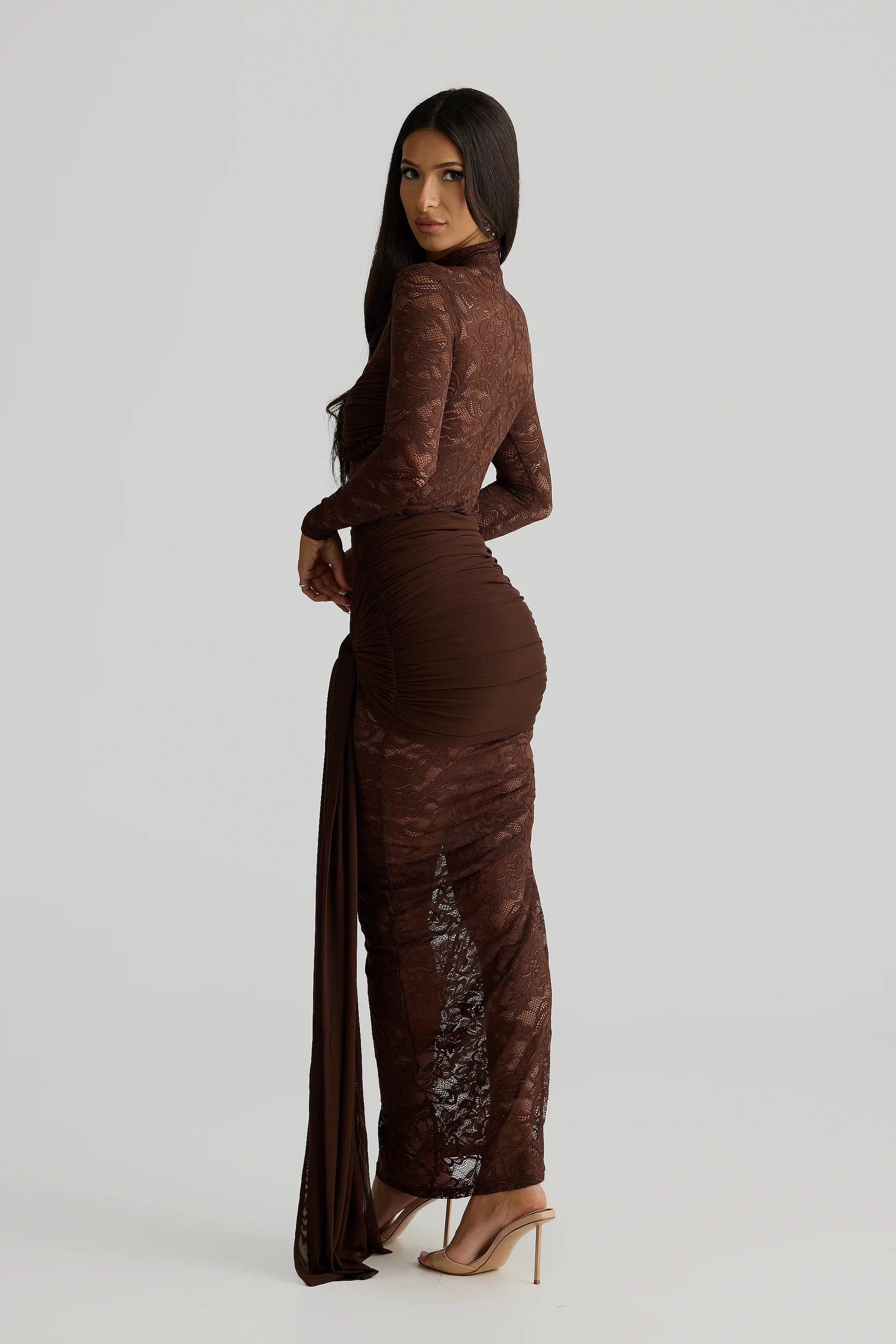Celeste Skirt - Espresso Brown - Image 4