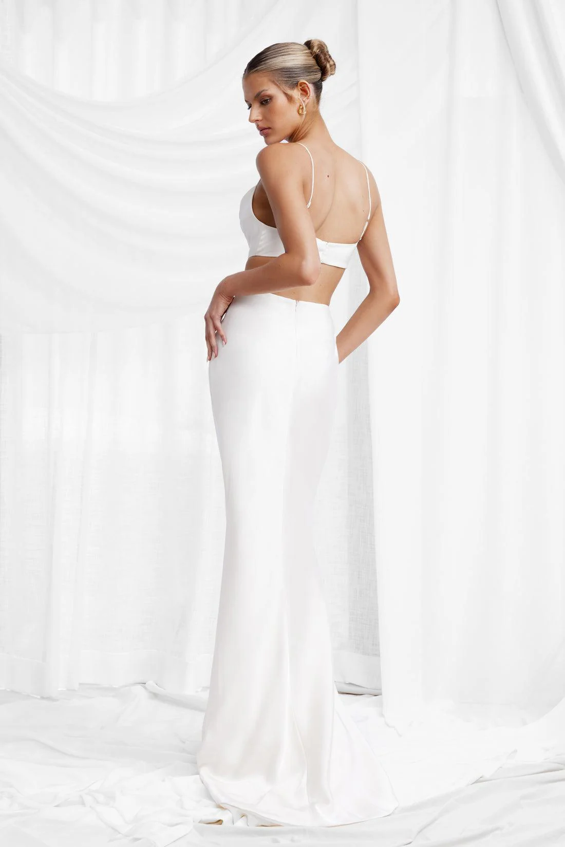 Celia Dress - Oyster - Image 4