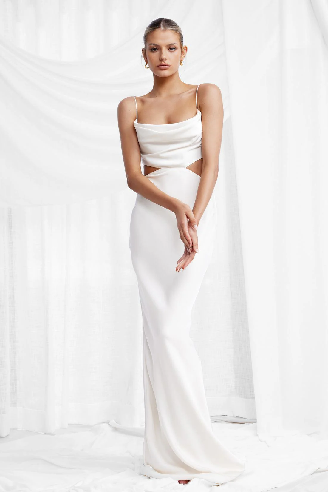 Celia Dress - Oyster - Image 5