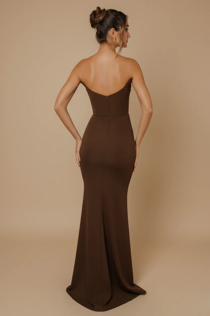 Celine Gown - Chocolate - Image 2