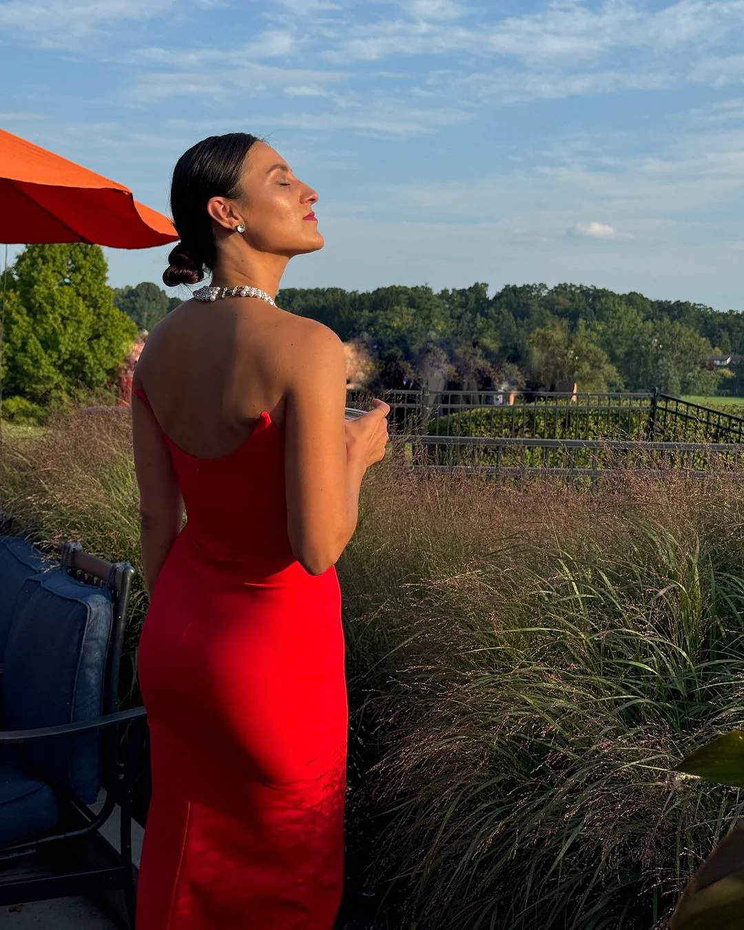 Celine Gown - Red - Image 5