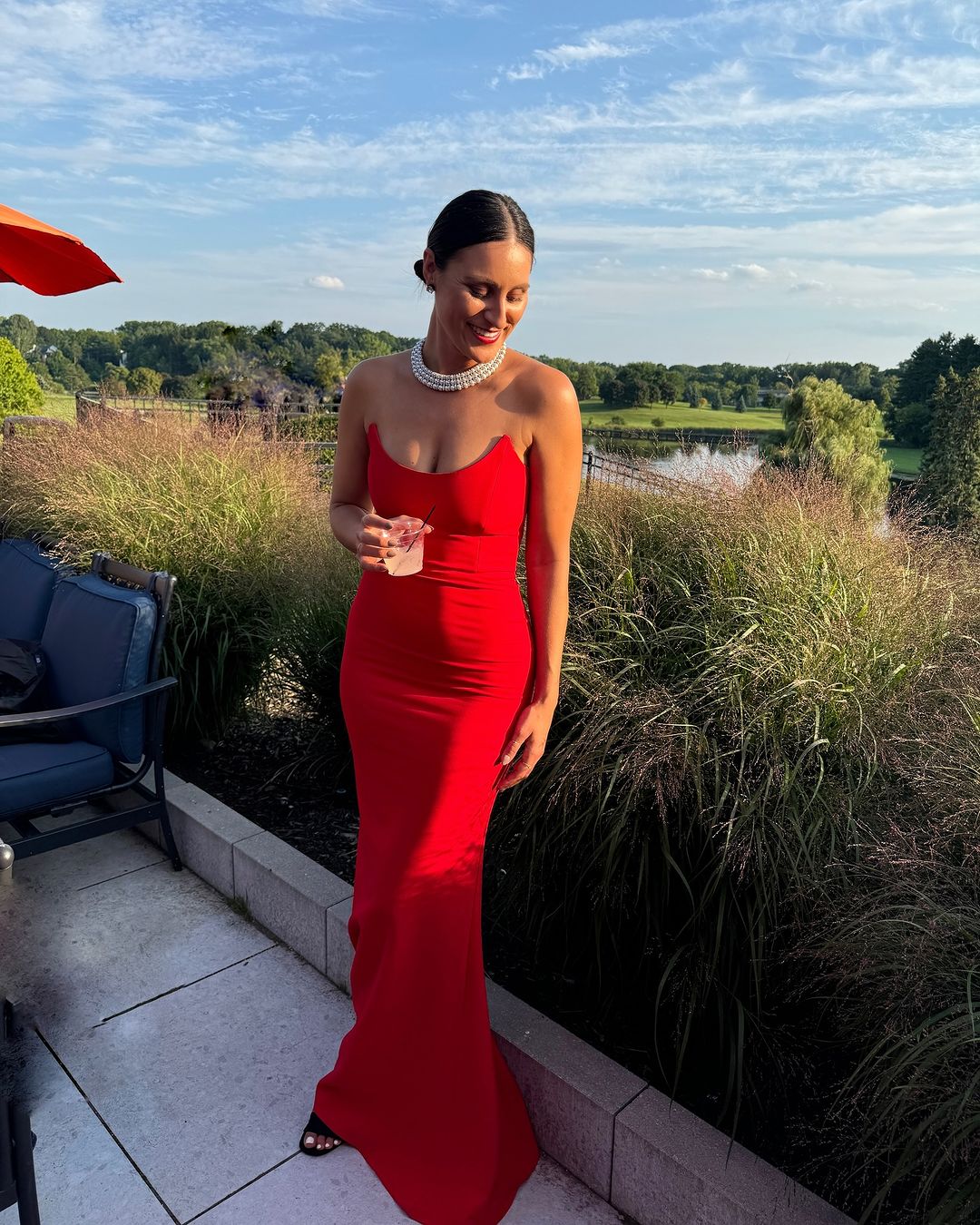 Celine Gown - Red - Image 6