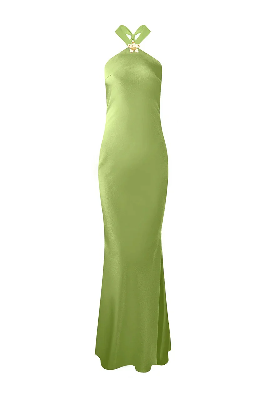 Chara Maxi Dress - Olive - Image 6