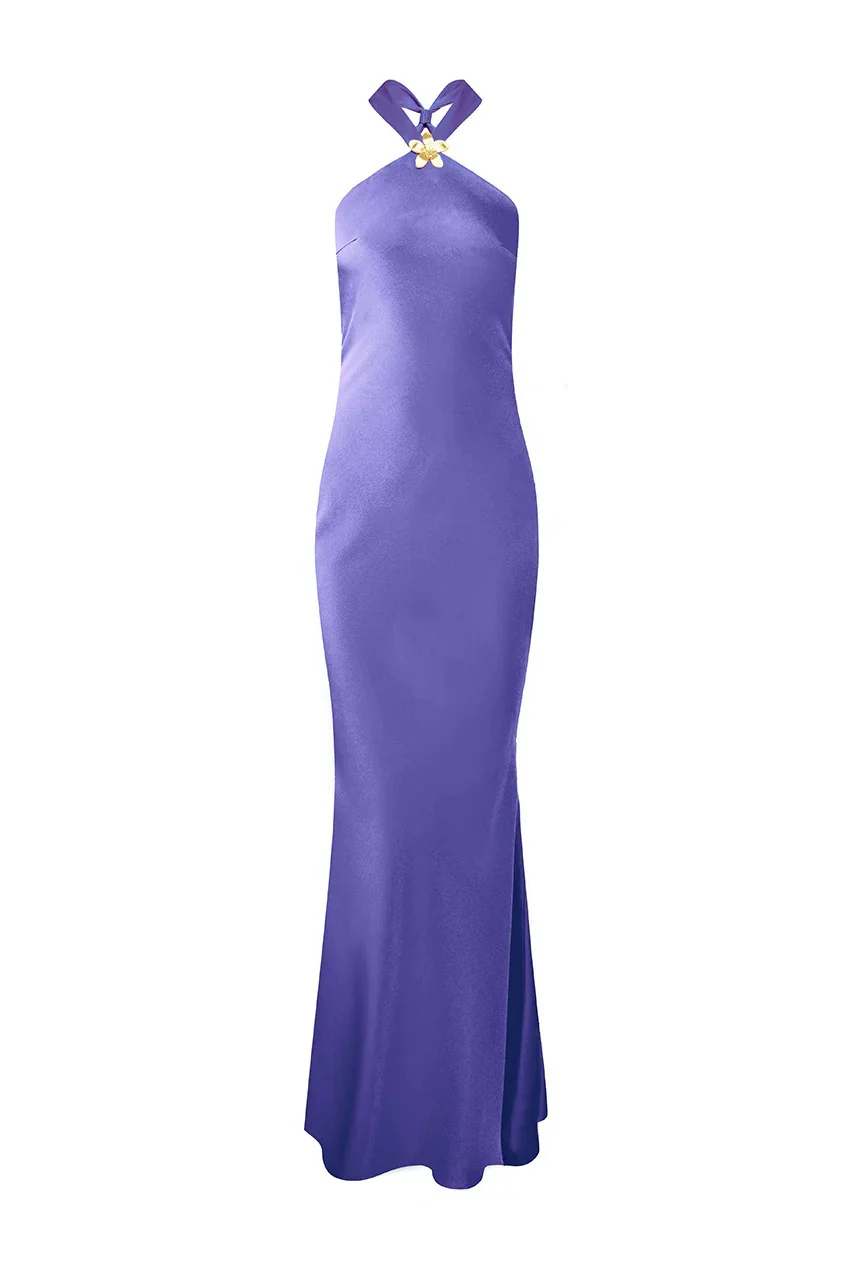 Chara Maxi Dress - Periwinkle - Image 4