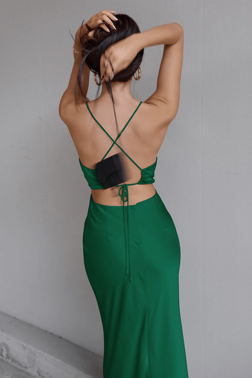 Charissa Slip Dress - Jungle - Image 2