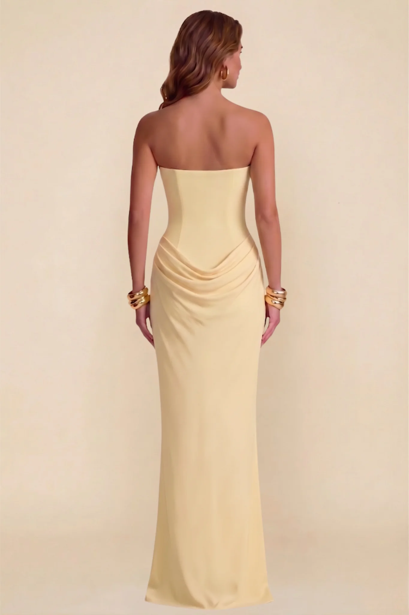 Cherie Maxi Dress - Lemon - Image 2