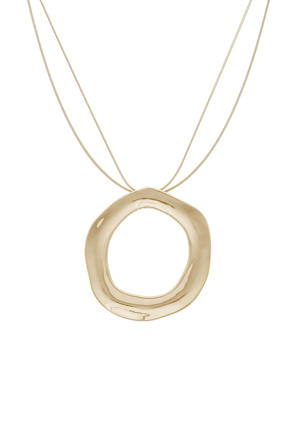 Circle Statement Necklace - Image 2