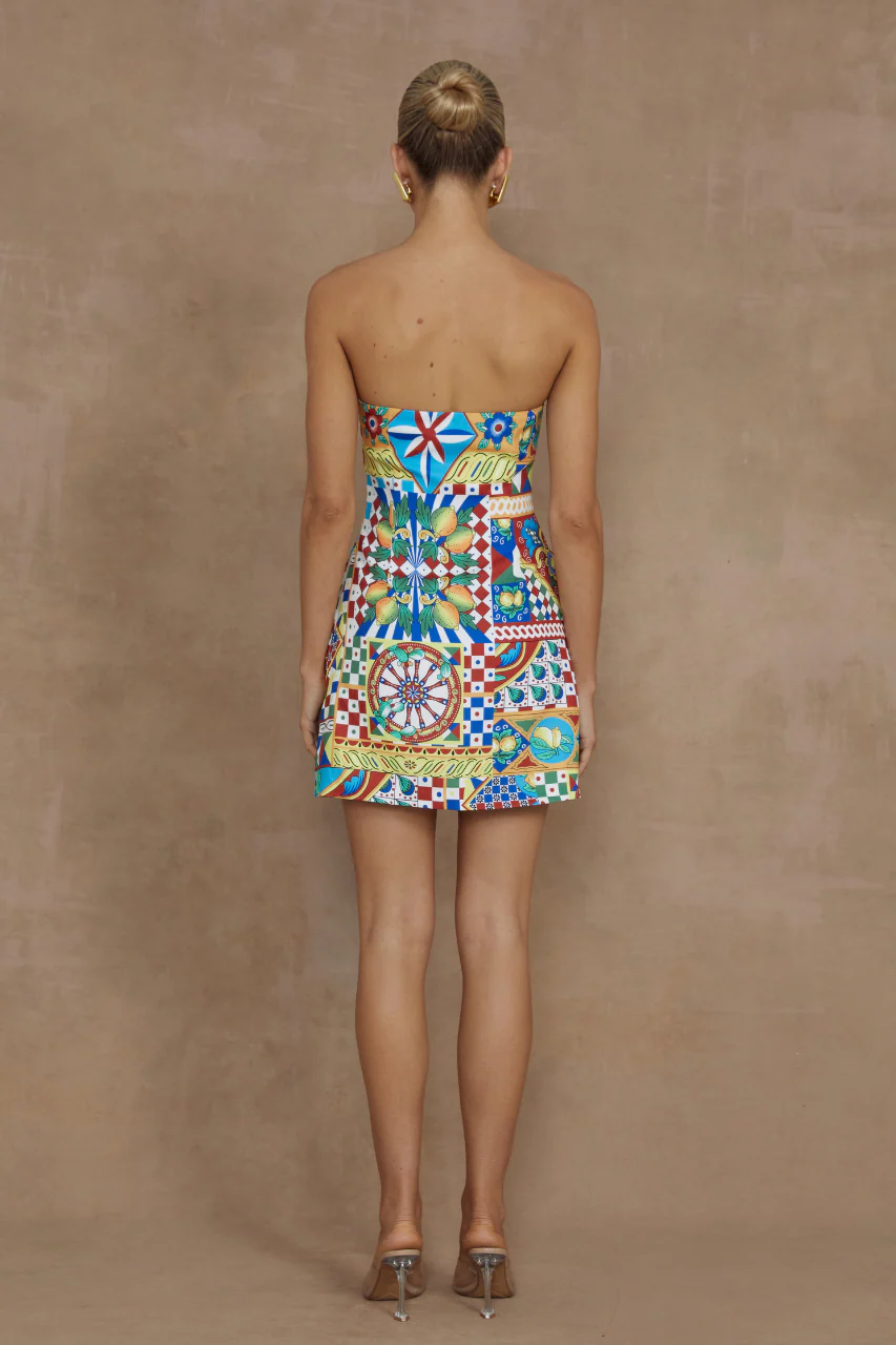Clementine Mini Dress - Phaedra Print - Image 4