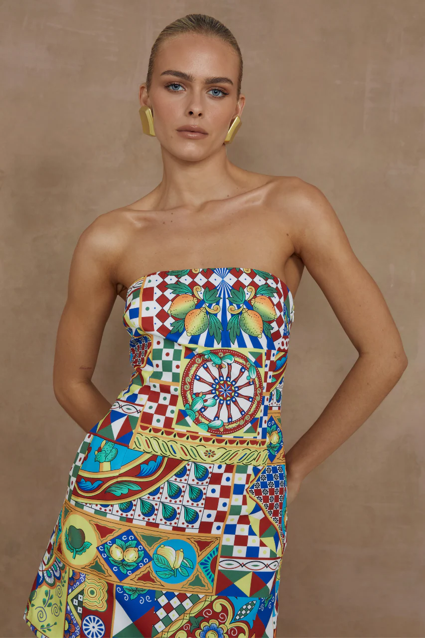 Clementine Mini Dress - Phaedra Print - Image 6