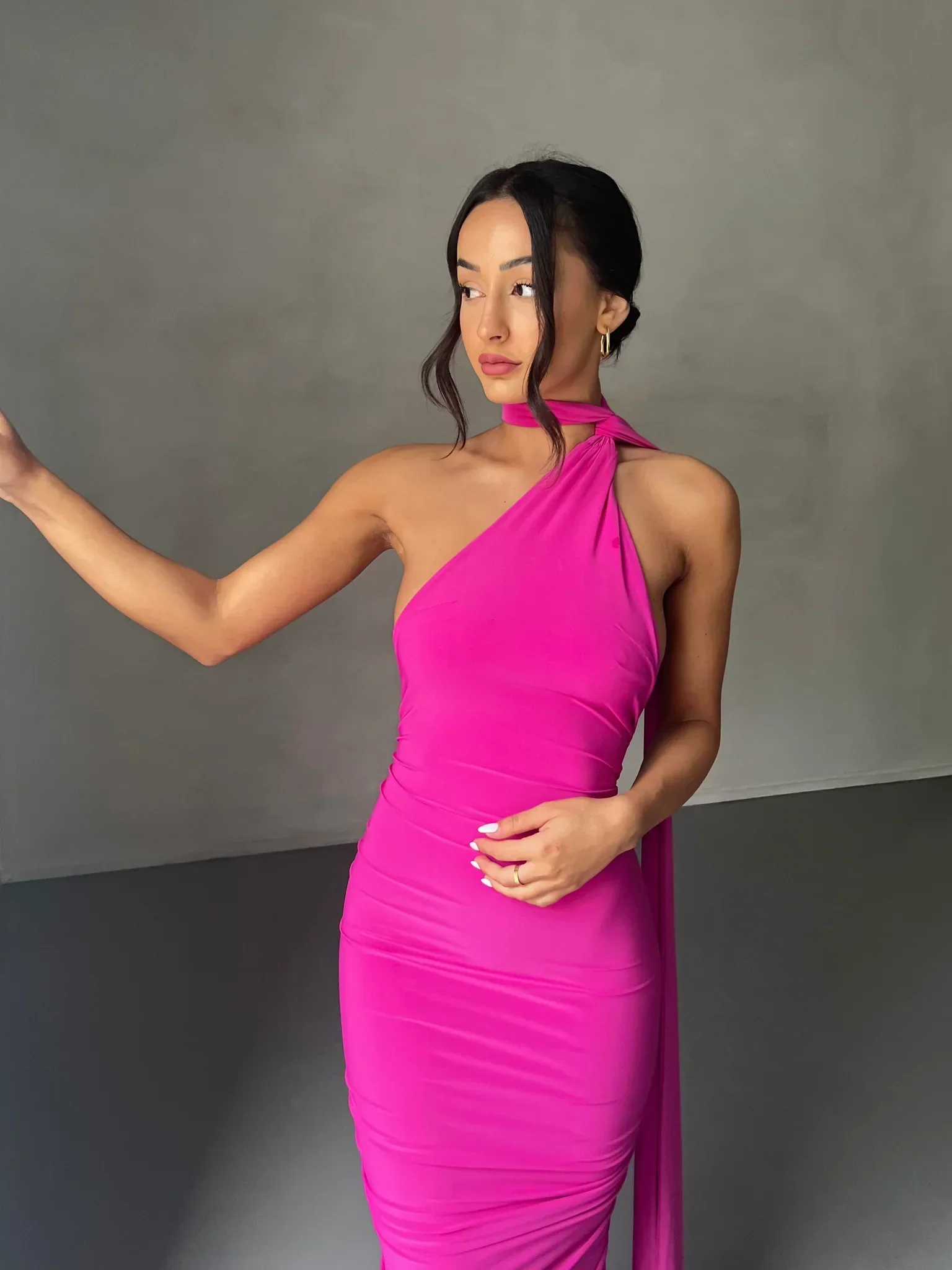 Constantina Gown - Berry - Image 13