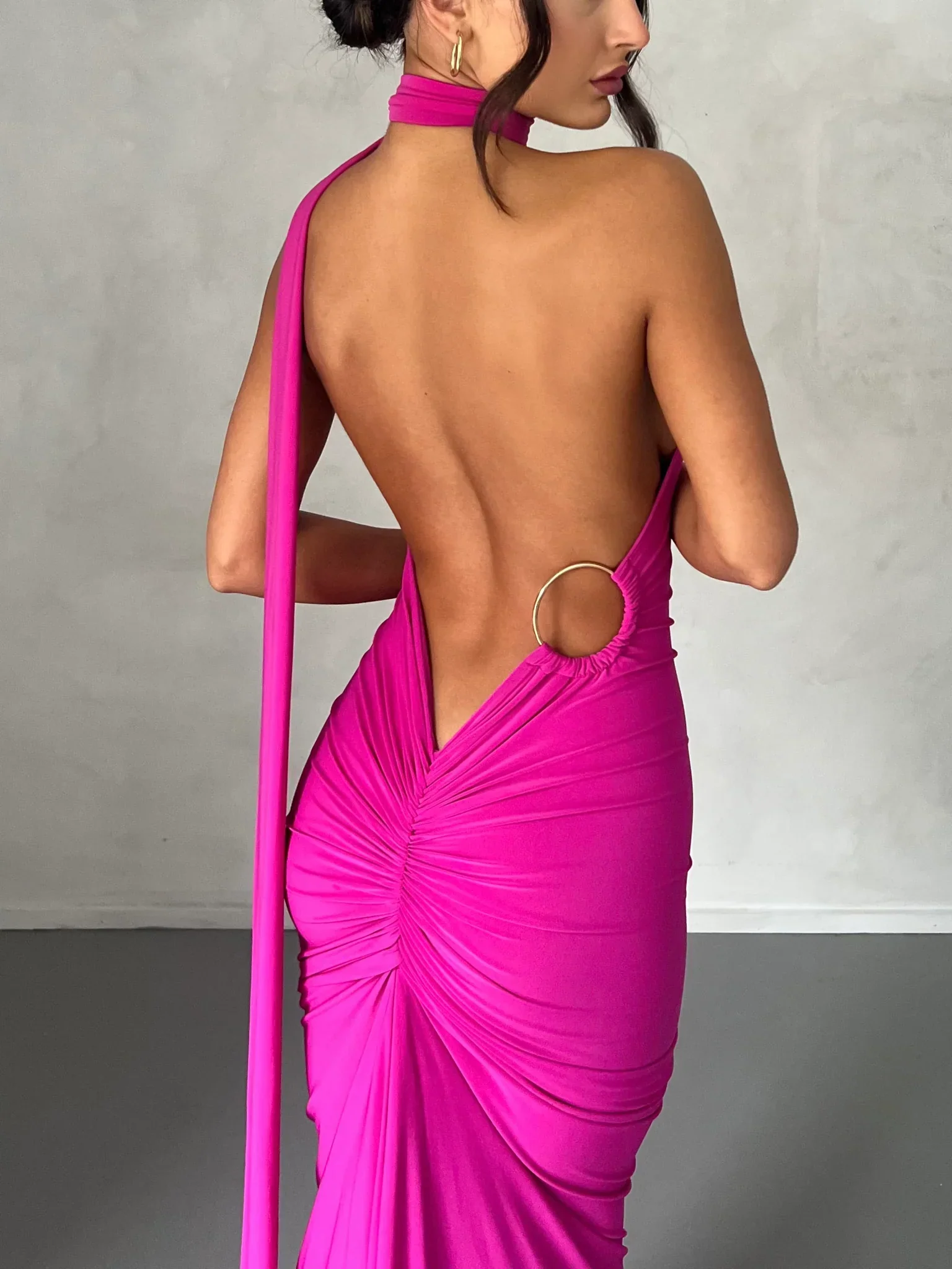Constantina Gown - Berry - Image 3