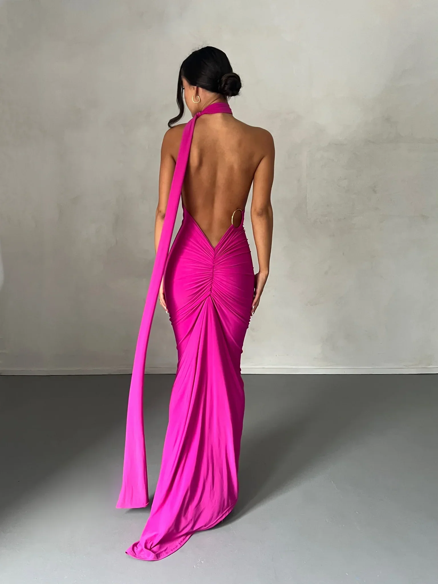 Constantina Gown - Berry - Image 6