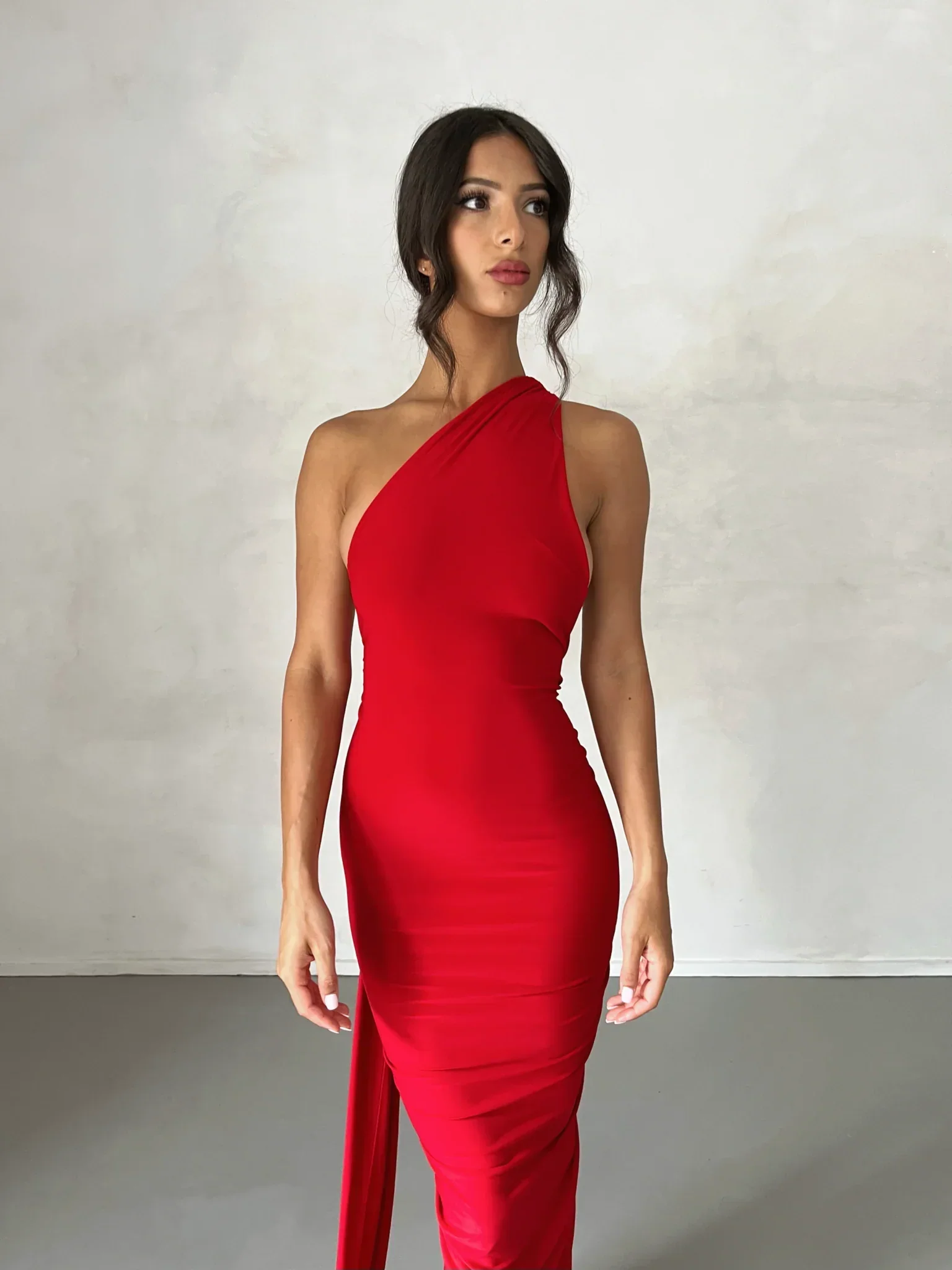 Constantina Gown - Red - Image 5