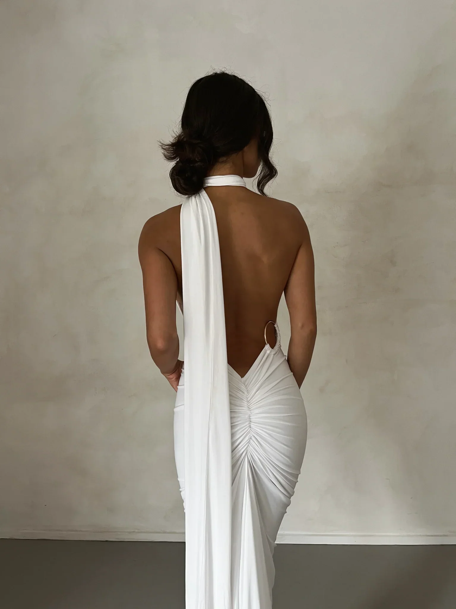 Constantina Gown - White - Image 7