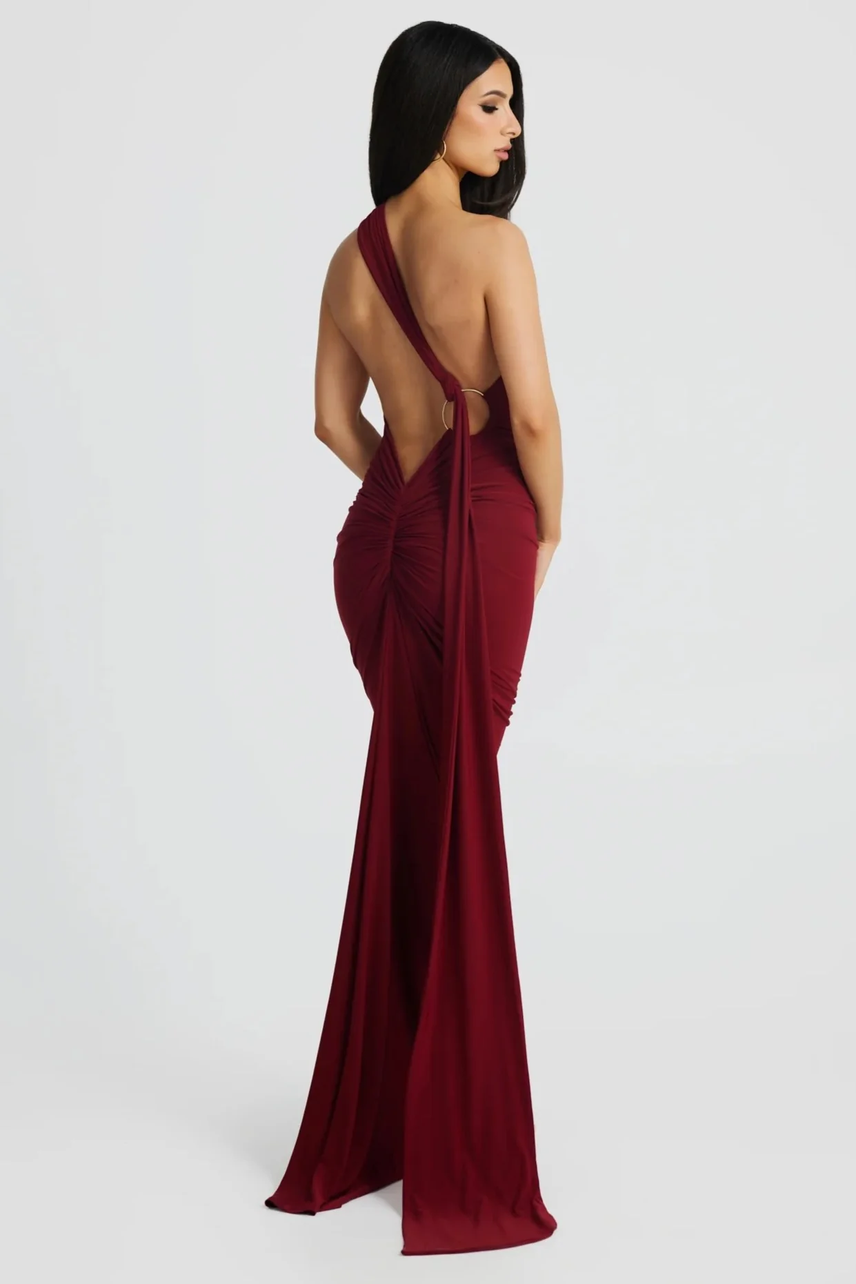 Constantina Gown - Wine - Image 2