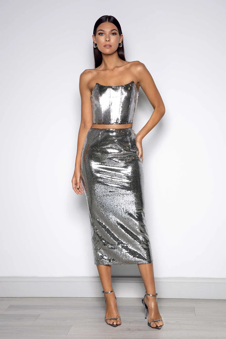 Constantino Corset - Gunmetal Grey - Image 2
