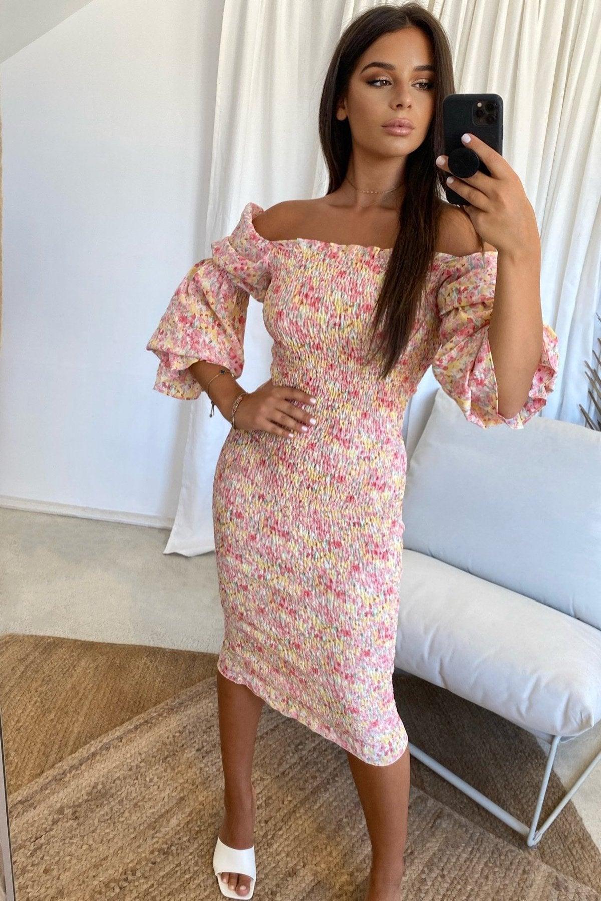 Courtney Dress - Sunset Floral - Image 3