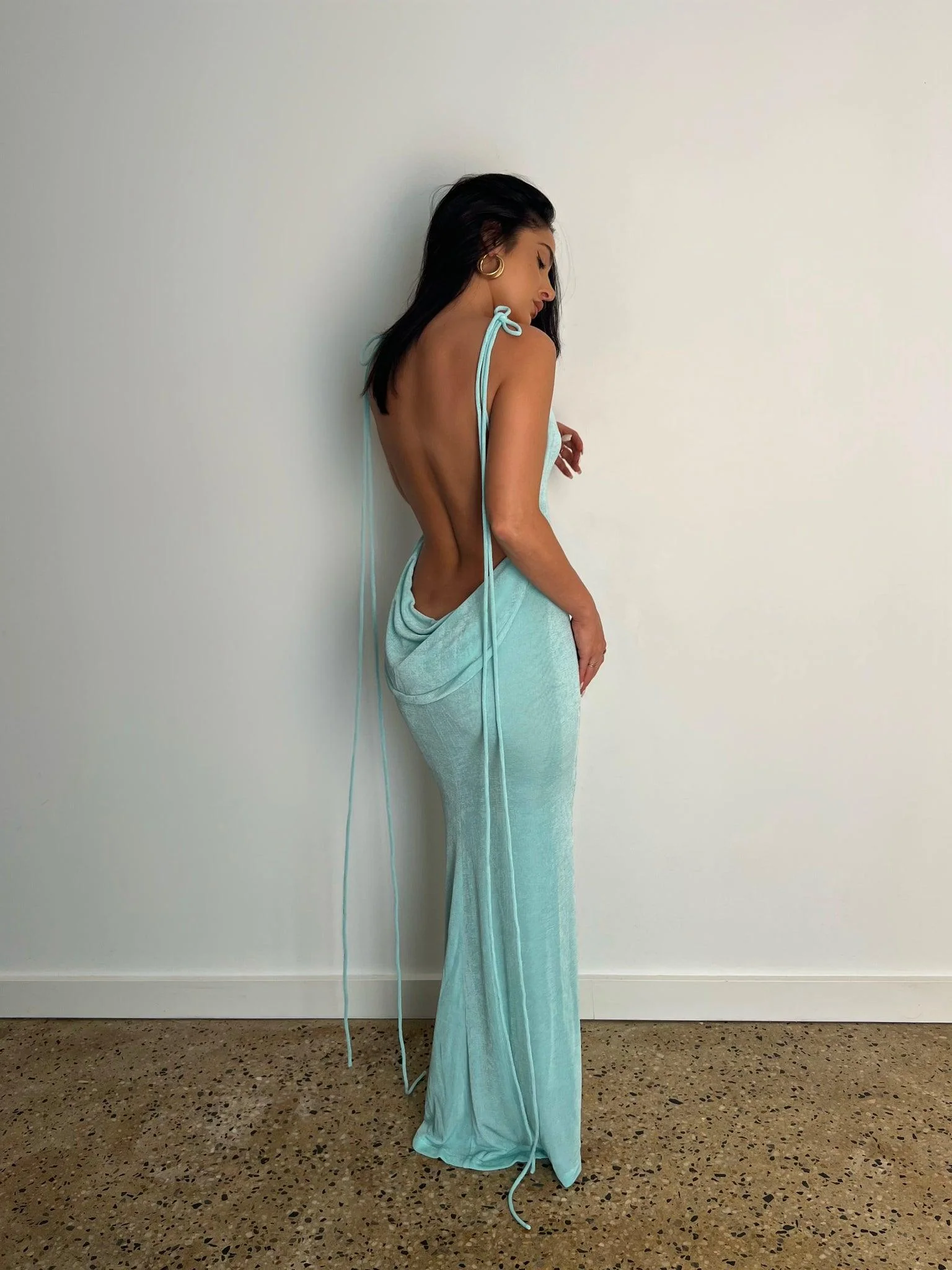 Cristina Gown - Aqua - Image 5