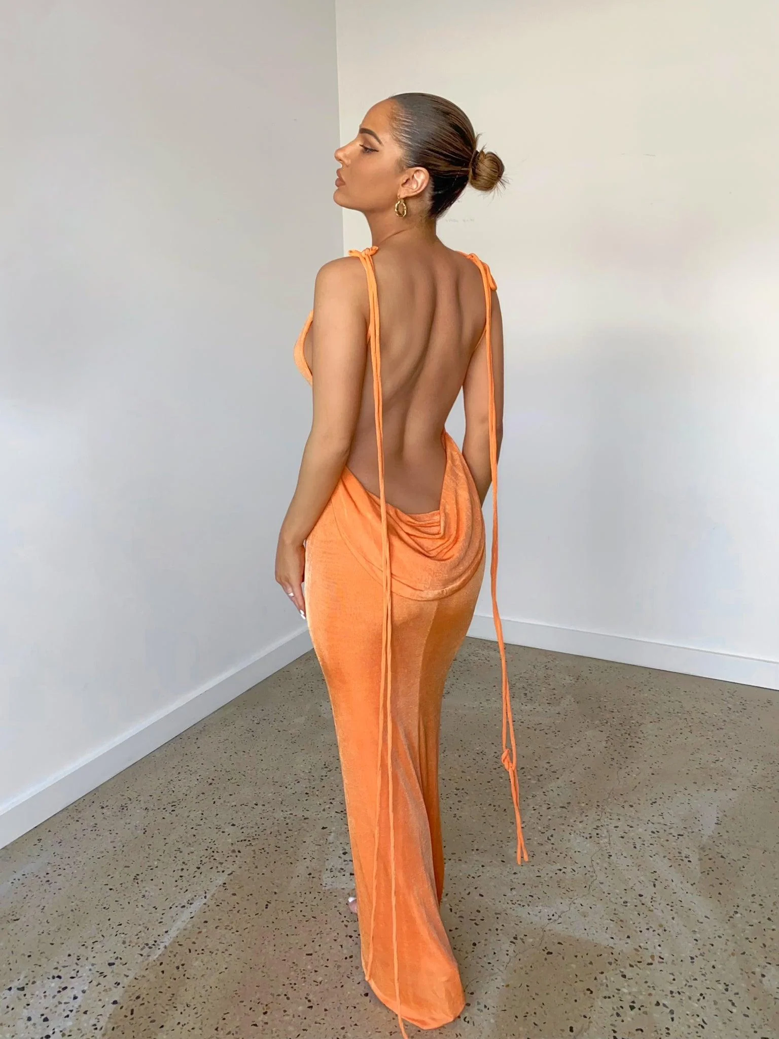Cristina Gown - Orange - Image 6