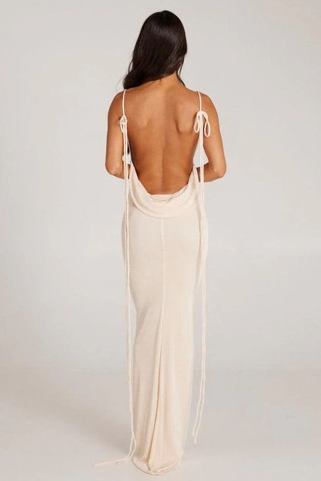 Cristina Gown - Pearl White - Image 4