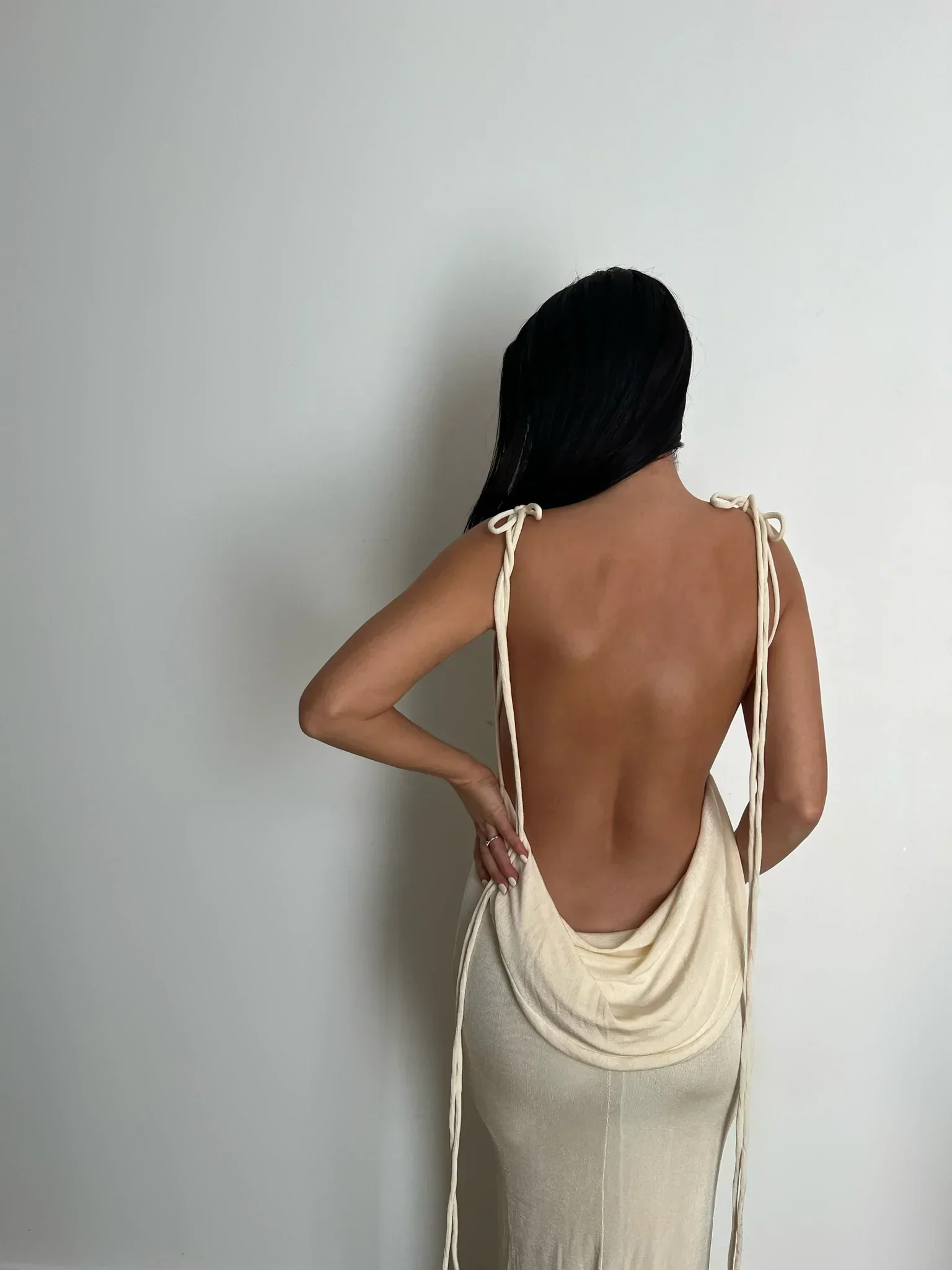 Cristina Gown - Pearl White - Image 5