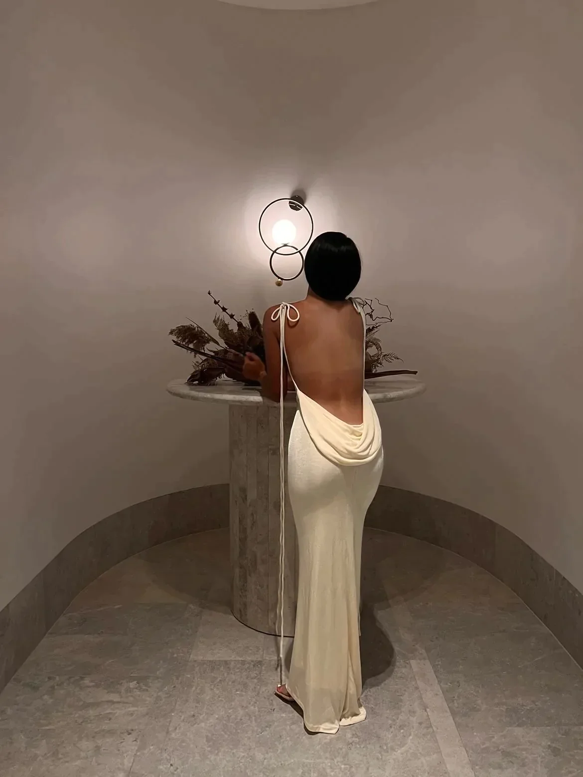 Cristina Gown - Pearl White - Image 9