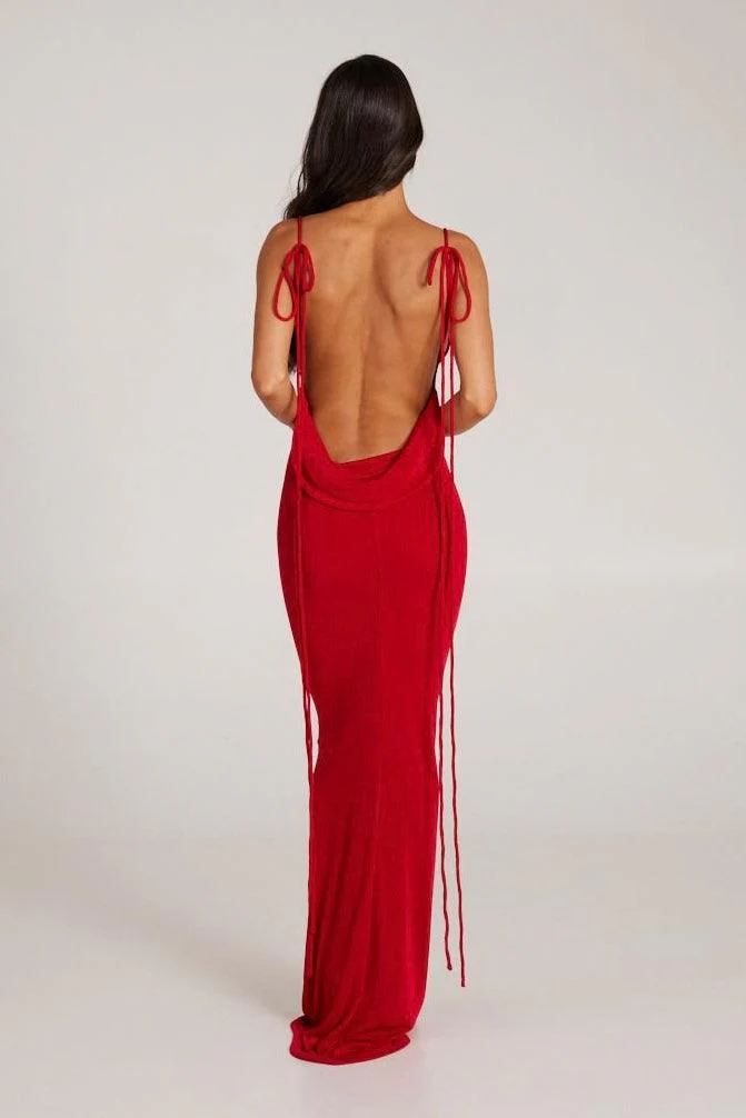 Cristina Gown - Red - Image 6