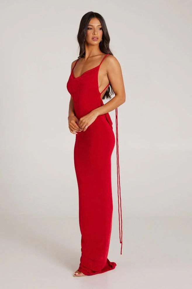 Cristina Gown - Red - Image 7