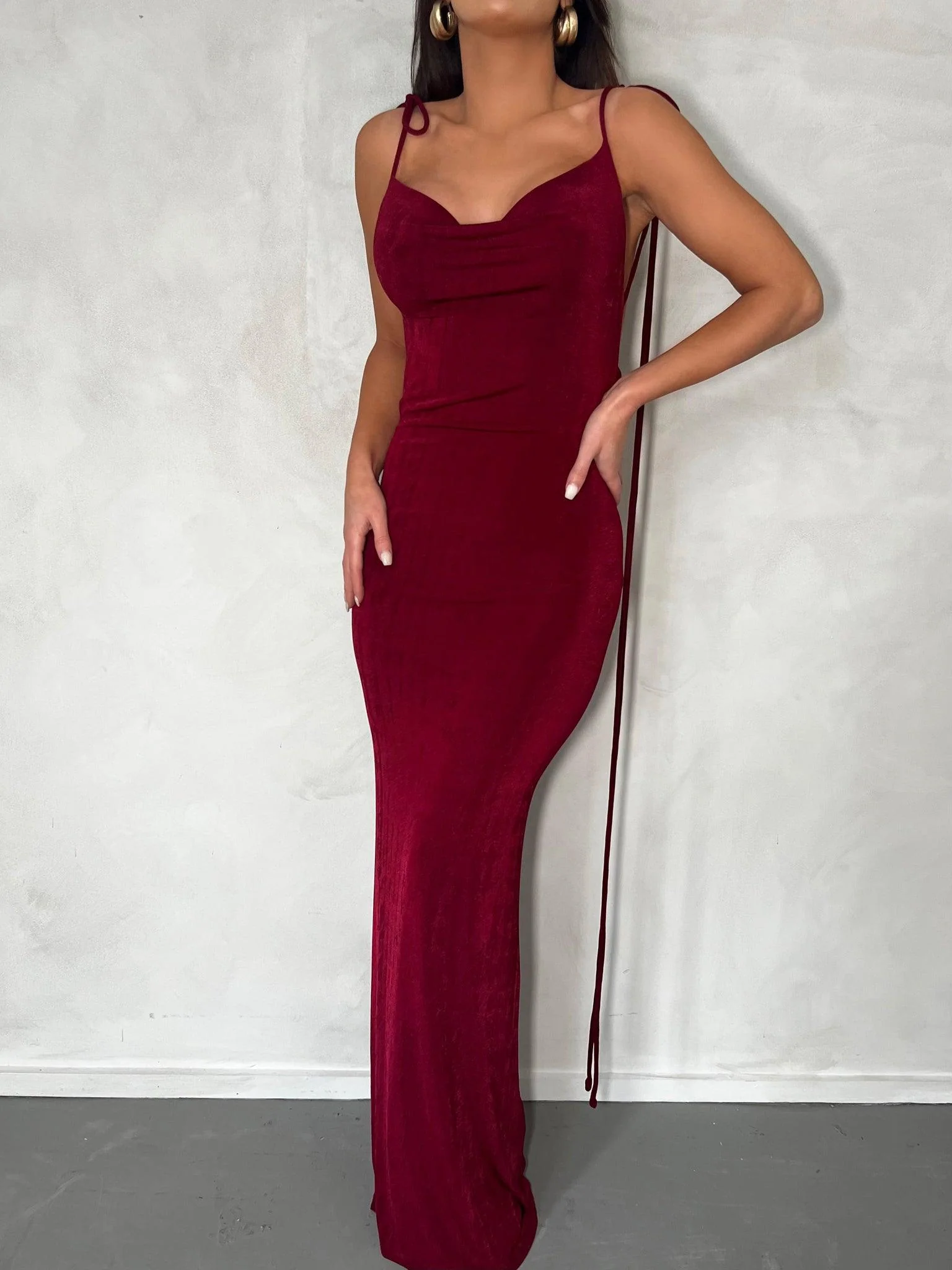 Cristina Gown - Wine - Image 5