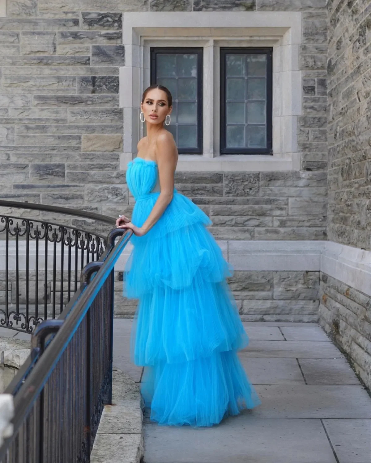 Cruz Dress - Turquoise - Image 8