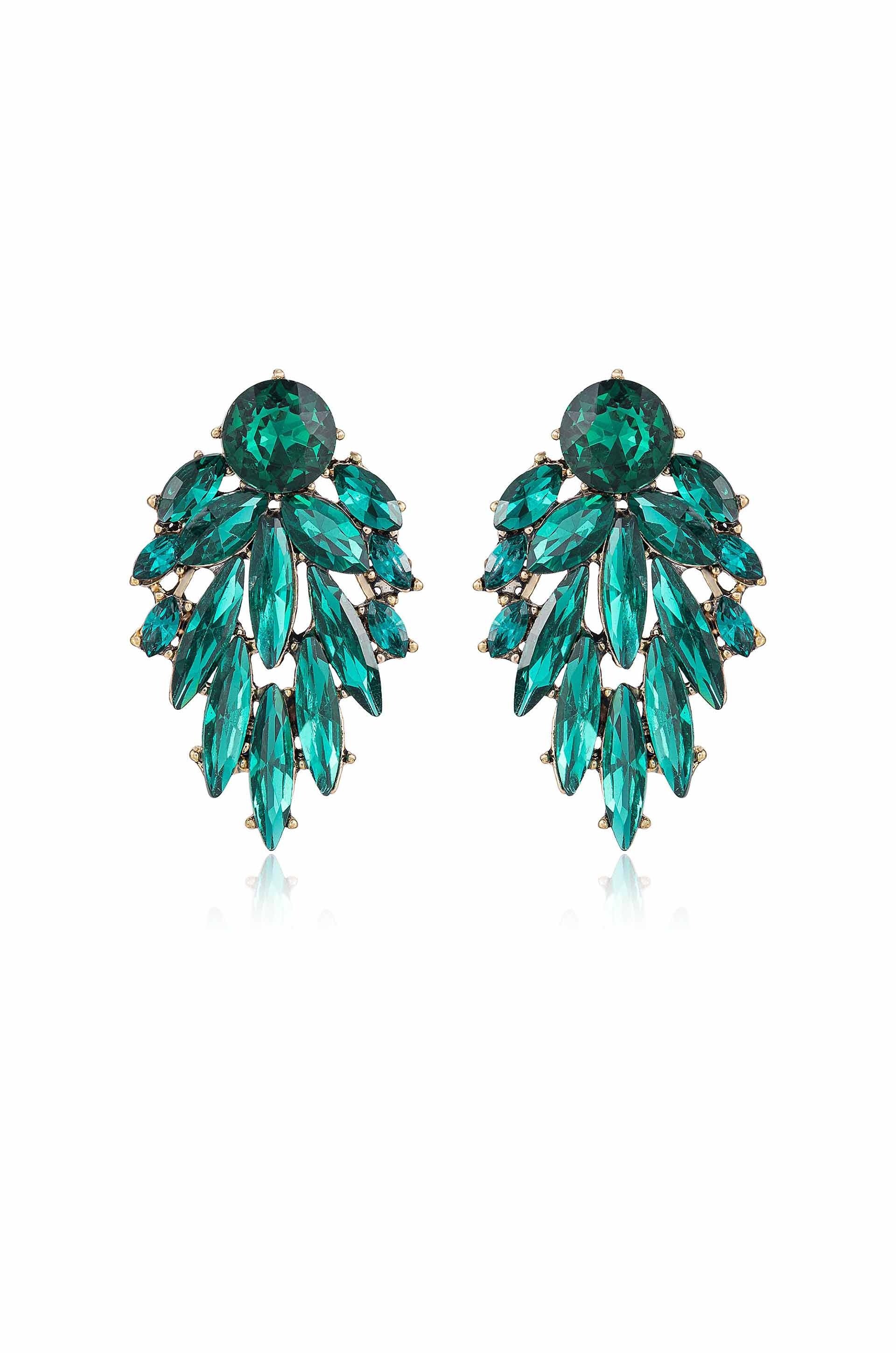 Cry Me A River Earrings - Emerald