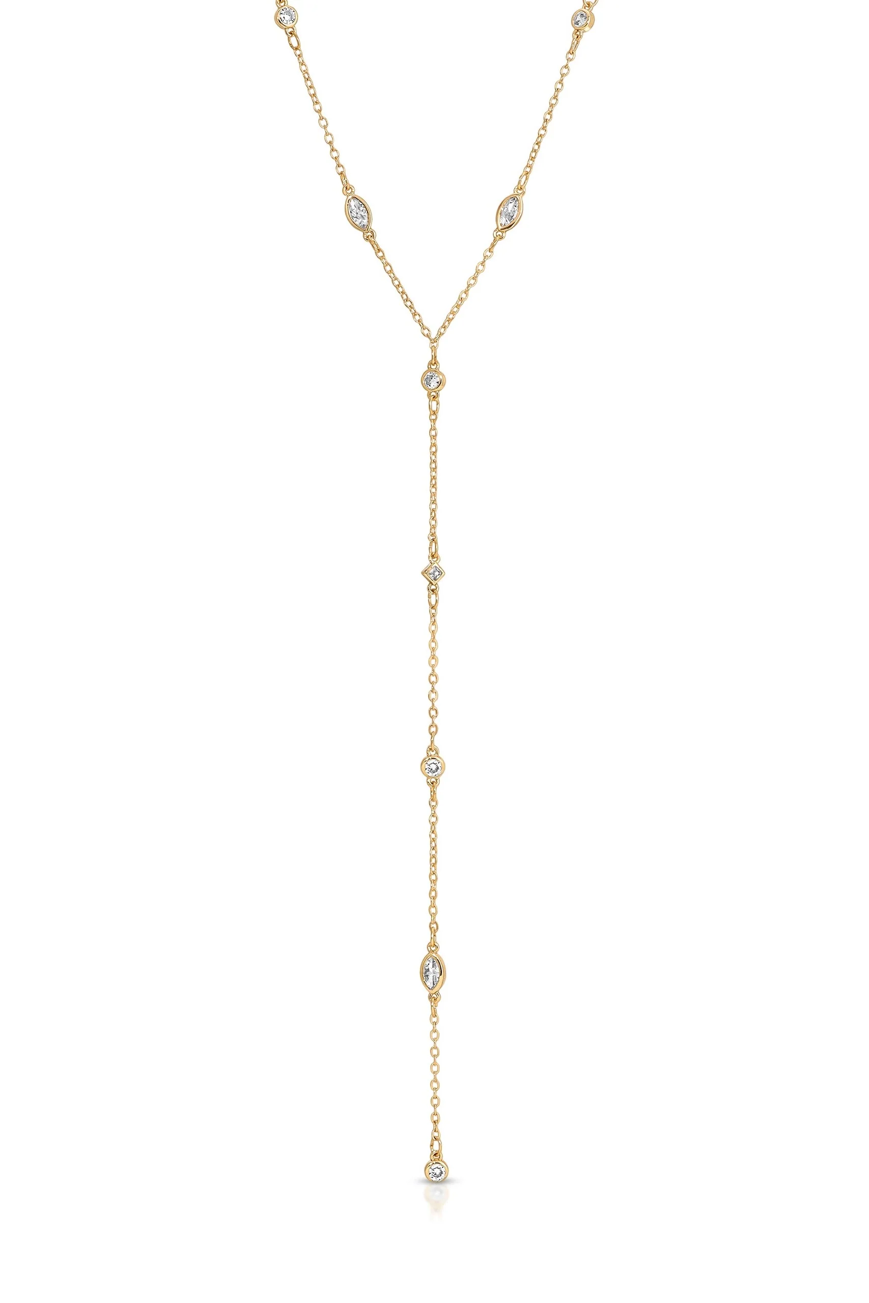 Crystal Dotted Necklace - Image 2