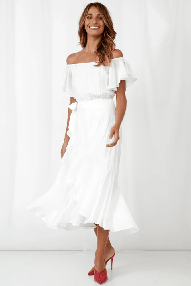 Dalila Dress - White - Image 2
