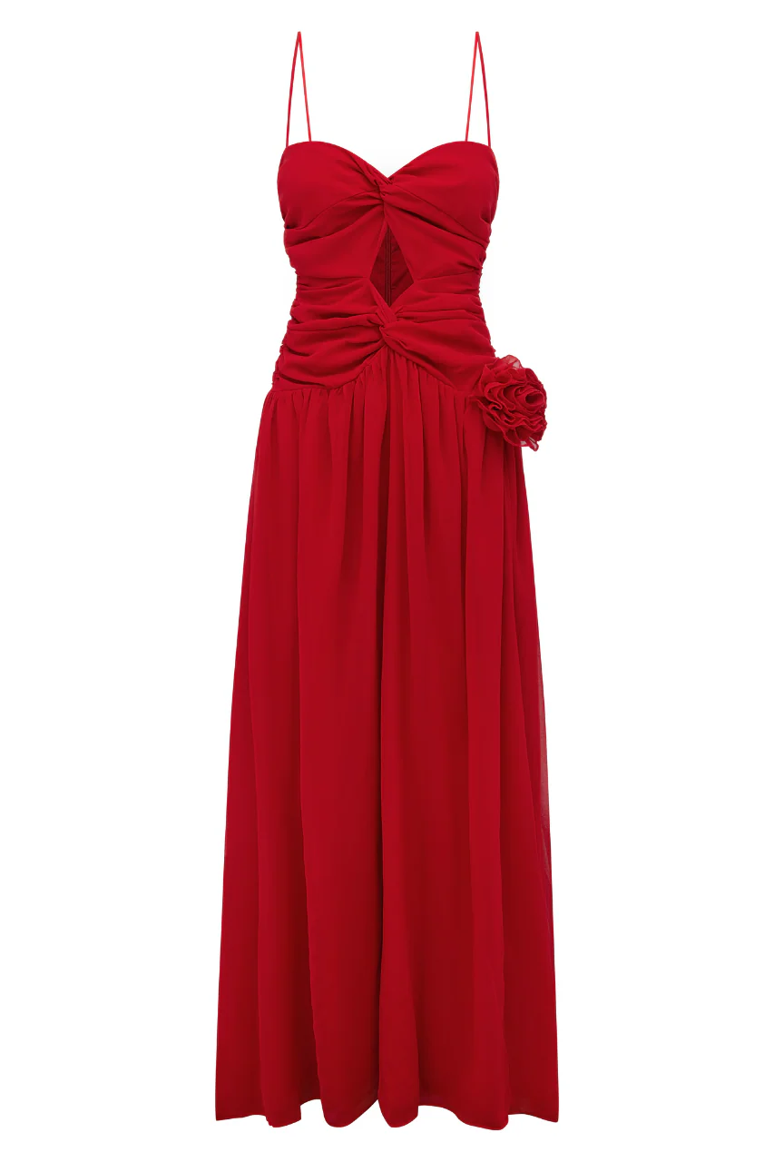 Danika Maxi Dress - Red - Image 6