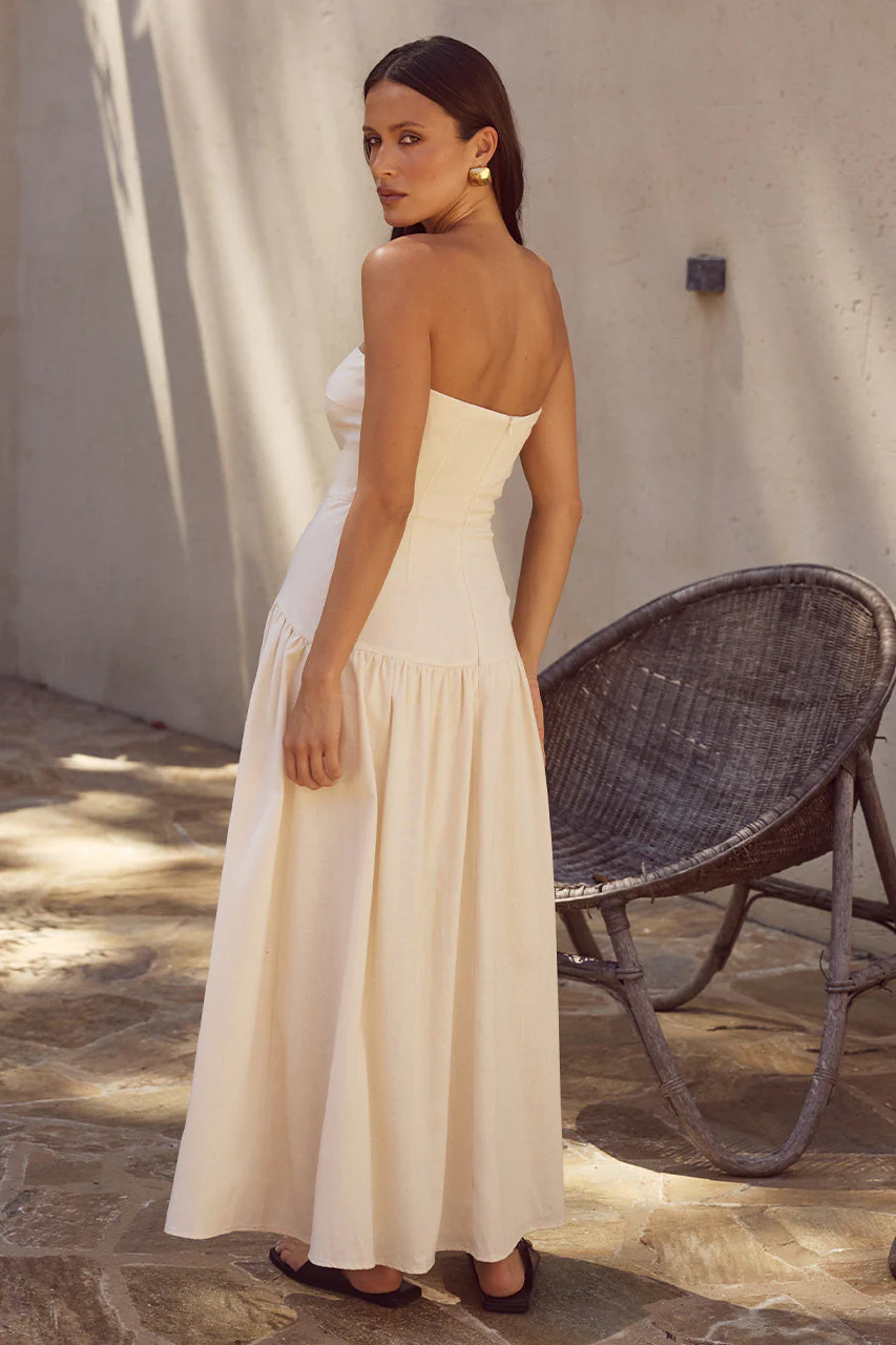 Danika Midi Dress - Latte - Image 2