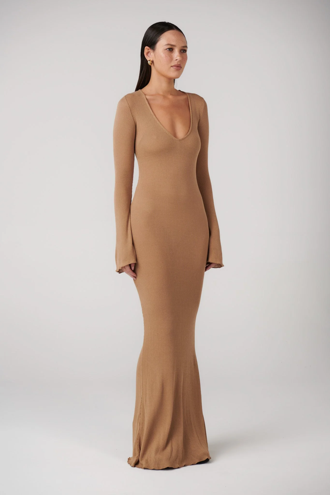 Danita Maxi Dress - Latte - Image 6