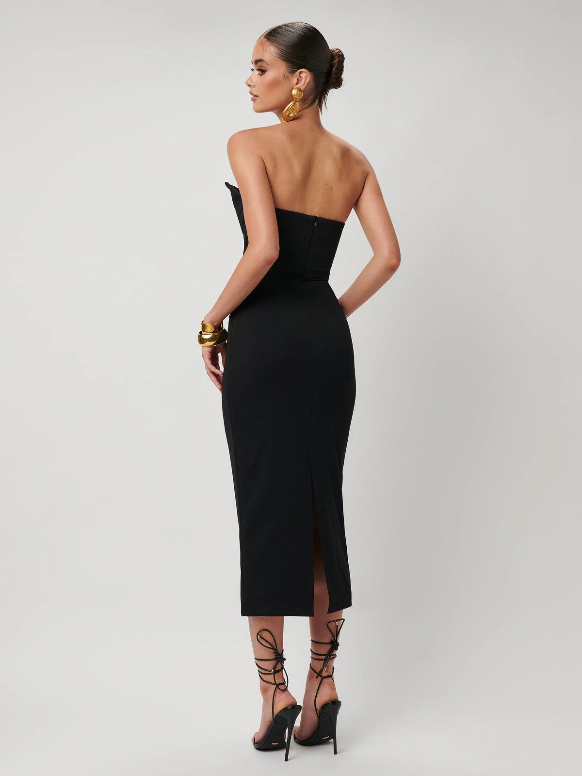 Danna Dress - Black Crepe - Image 2