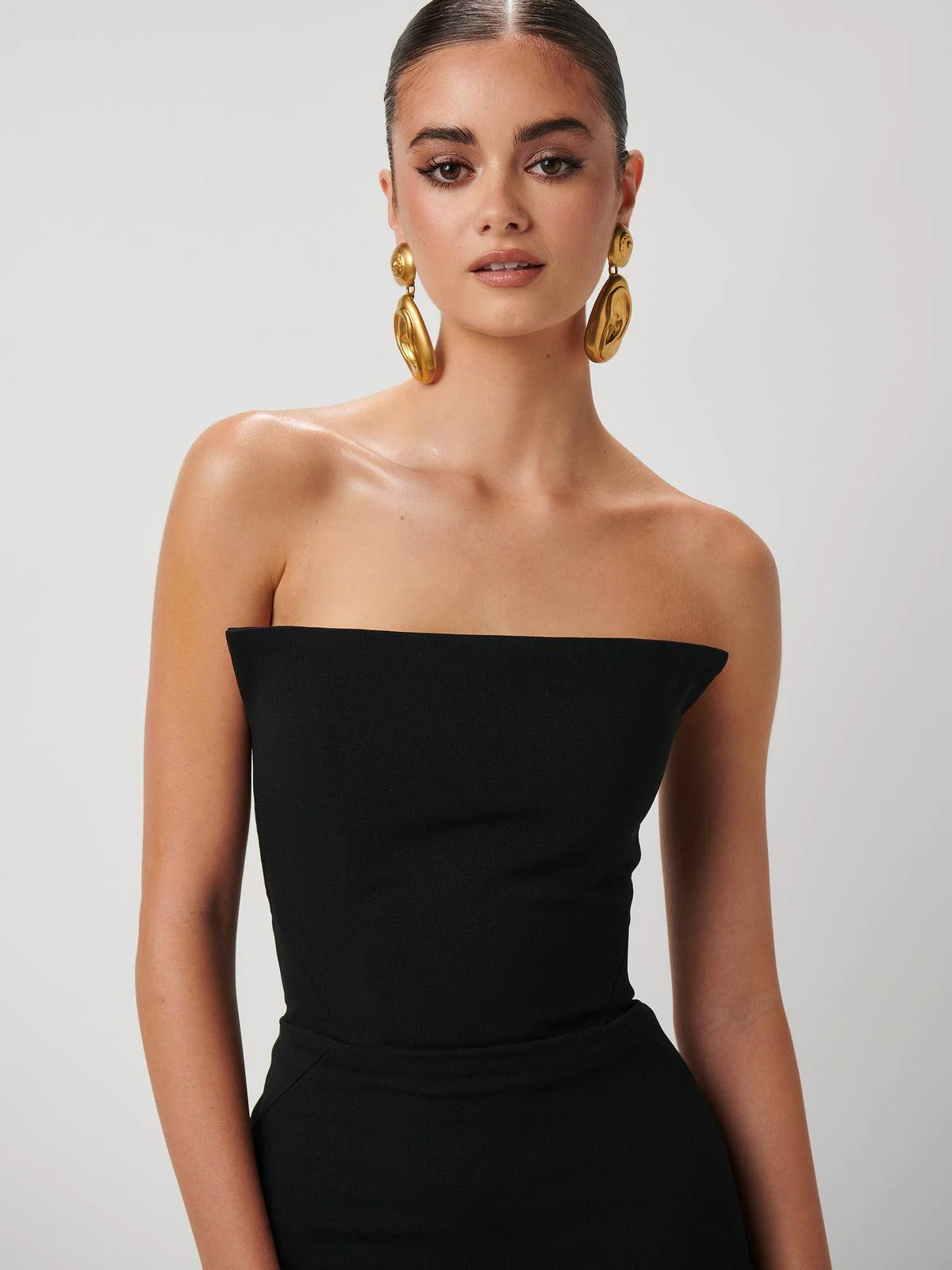 Danna Dress - Black Crepe - Image 4