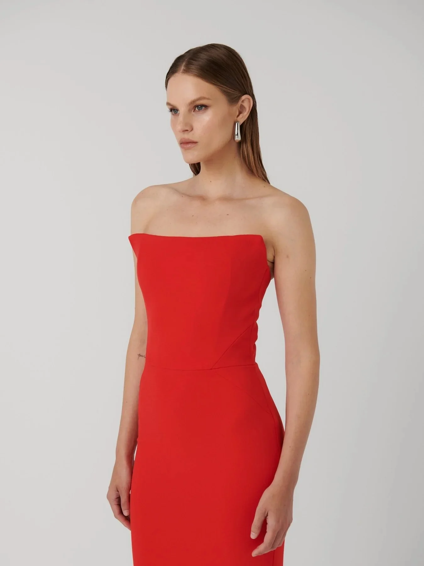 Danna Dress - Cherry Red - Image 3